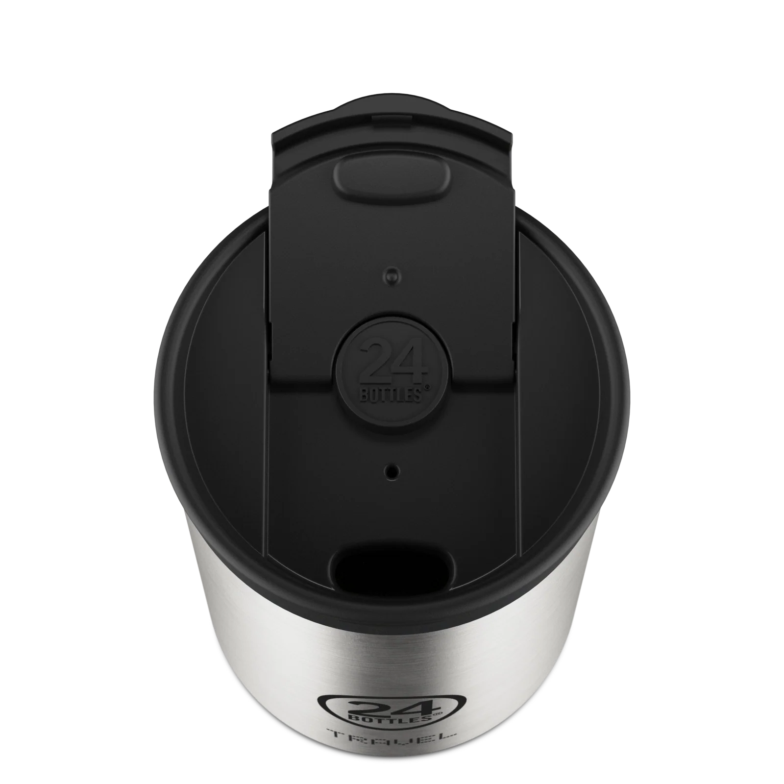 Travel Tumbler | Brushed Steel - 350 ml - Image 3